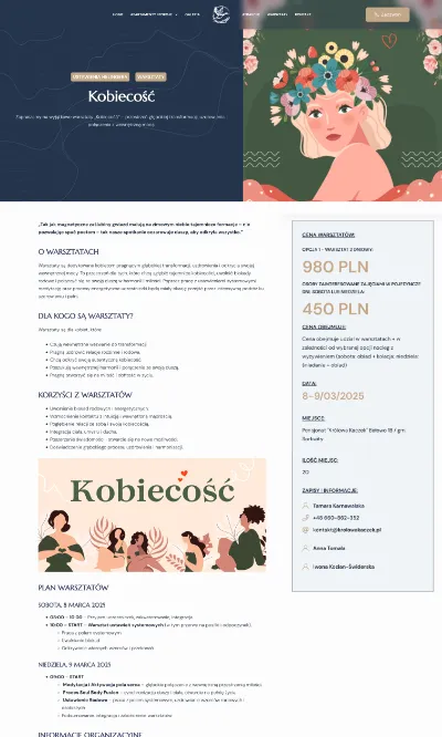 Pensjonat Królowa Kaczek wiolipcreates projektowanie stron internetowych landing page